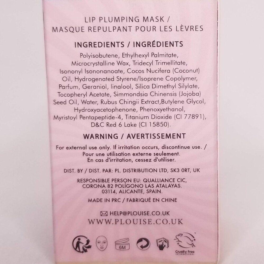 P.Louise - Pass The Plump Lip Treatment - Raspberry - Picture 4 of 7